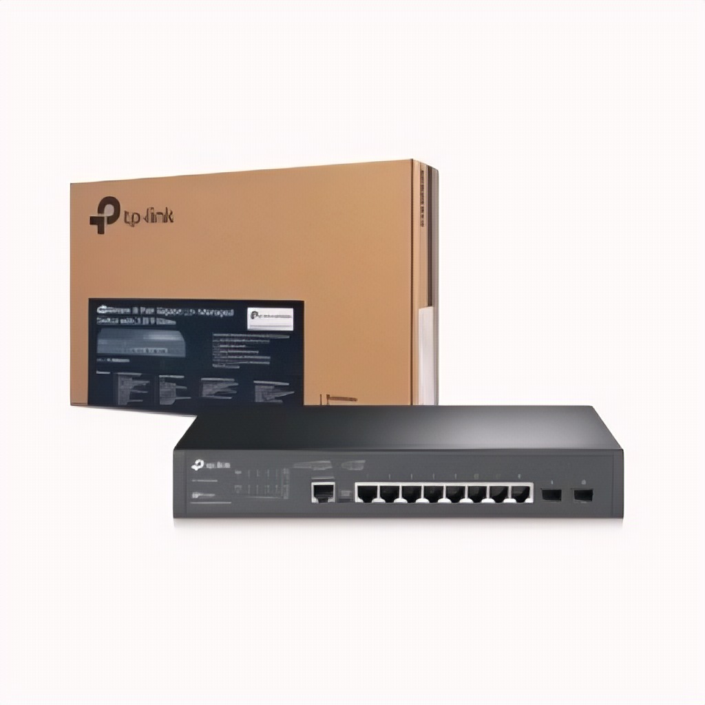 Switch TP-LINK TL-SG3210 (T2500G-10TS) | 8 Puertos Gigabit, 2 Puertos SFP