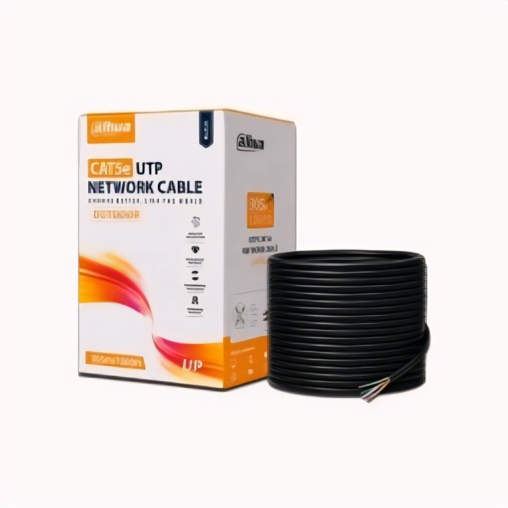Cable Utp Cat5e Exterior 305m Bobina Cobre Negro