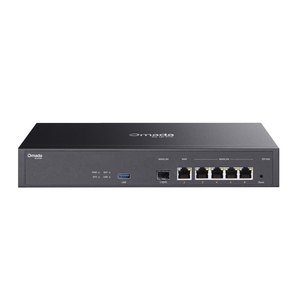 Router Cableado TP-LINK ER7406 | VPN, Multi-Gigabit, Omada