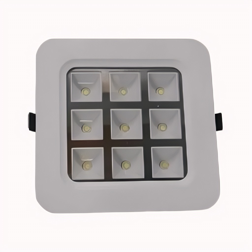 Panel LED de Embutir | Cuadrado, 9W, Luz Fría