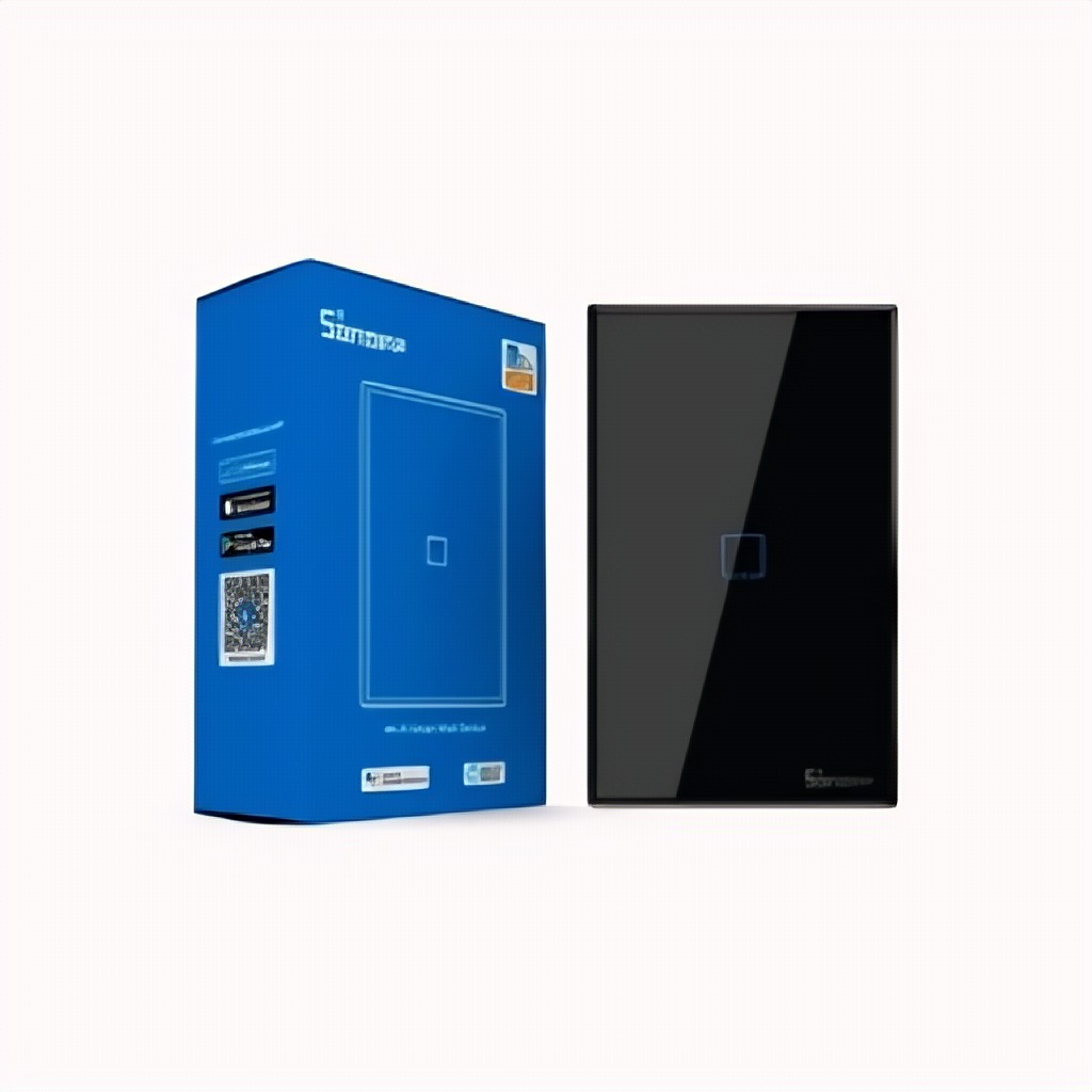 Interruptor Inteligente de Pared Sonoff T3US1C-TX | WiFi y RF, Táctil, 1 Pulsador
