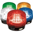 Luz stobe de LED con sirena, 12-24 VAC-DC / amarilla - General Security