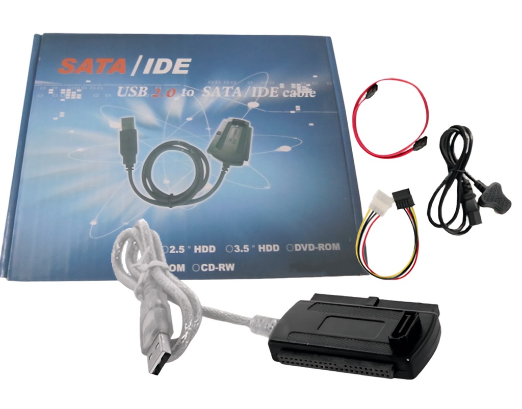 Adaptador USB a SATA / IDE 2.5'' / 3.5''