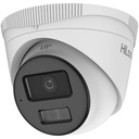 Cámara Torreta IP 4MP, Luz Híbrida, Micrófono Integrado