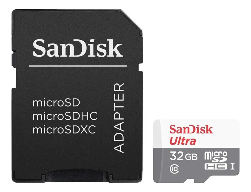 MICRO SD SANDISK 32GB CON ADAPTADOR SD