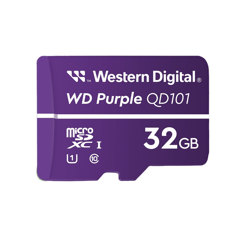 Disco Duro Videovigilancia 128GB Purple microSD 10
