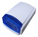 SIRENA EXTERIOR PIEZOELECTRICA AZUL