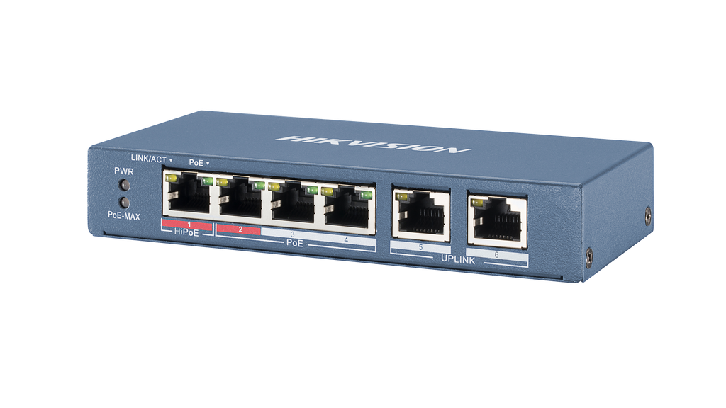 SWITCH POE 4 + 2 10/100MB