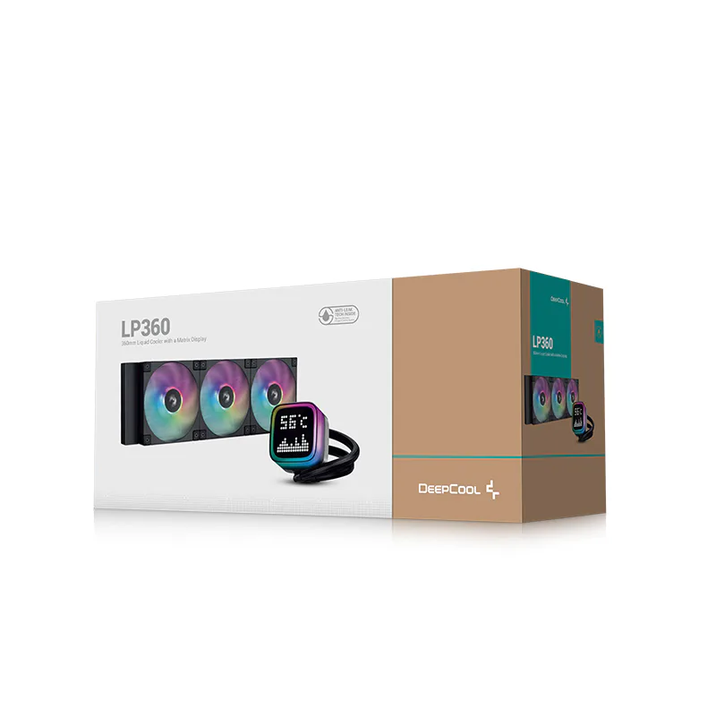 Disipador De CPU Líquido Radiador 360mm Pantalla LCD Argb