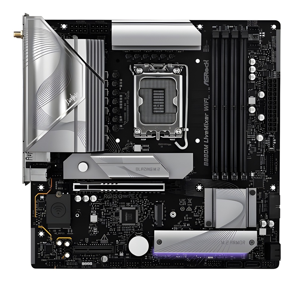Motherboard Intel B860 Lga 1851 Ddr5 Pcie 5.0 Compatible Ultra Series 2 Micro Atx
