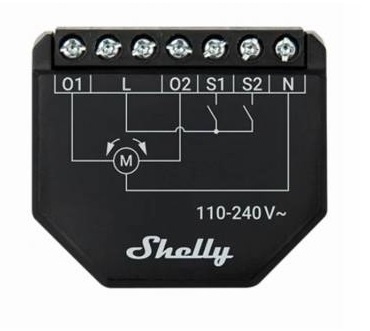 Controlador Shelly para persiana y cortinas