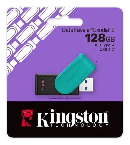 Pendrive 128GB Kingston Datatraveler Exodia S USB 3.2