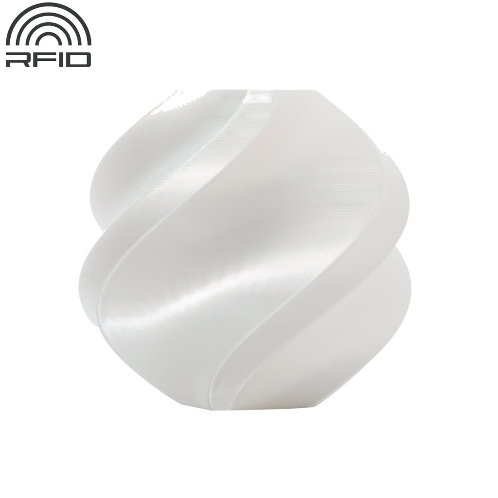 [PLA Silk+] Filamento Bambu Lab PLA Silk+ blanco