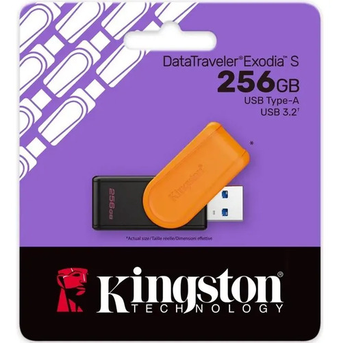 Pendrive 256GB Kingston Datatraveler Exodia S USB 3.2