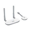 Kit Transmisor Y Receptor HDMI Inalámbrico Blanco