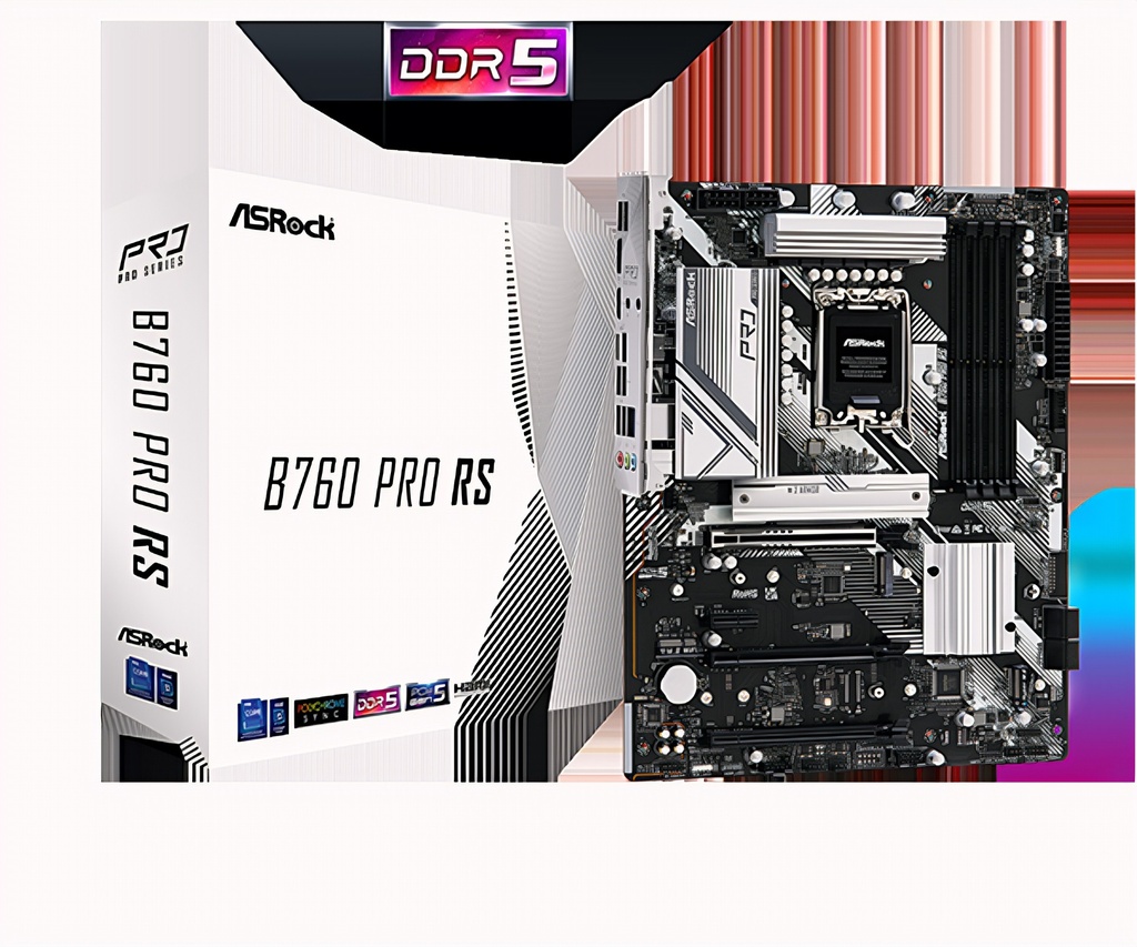 Motherboard Intel B760 Lga1700 Ddr5 Pcie 5.0 Compatible Con 12a 13a 14a Gen Micro-Atx
