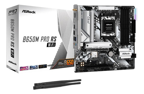 Motherboard Amd B650 Am5 Ddr5 Compatible Ryzen Series 7000, 8000 Y 9000 Micro Atx