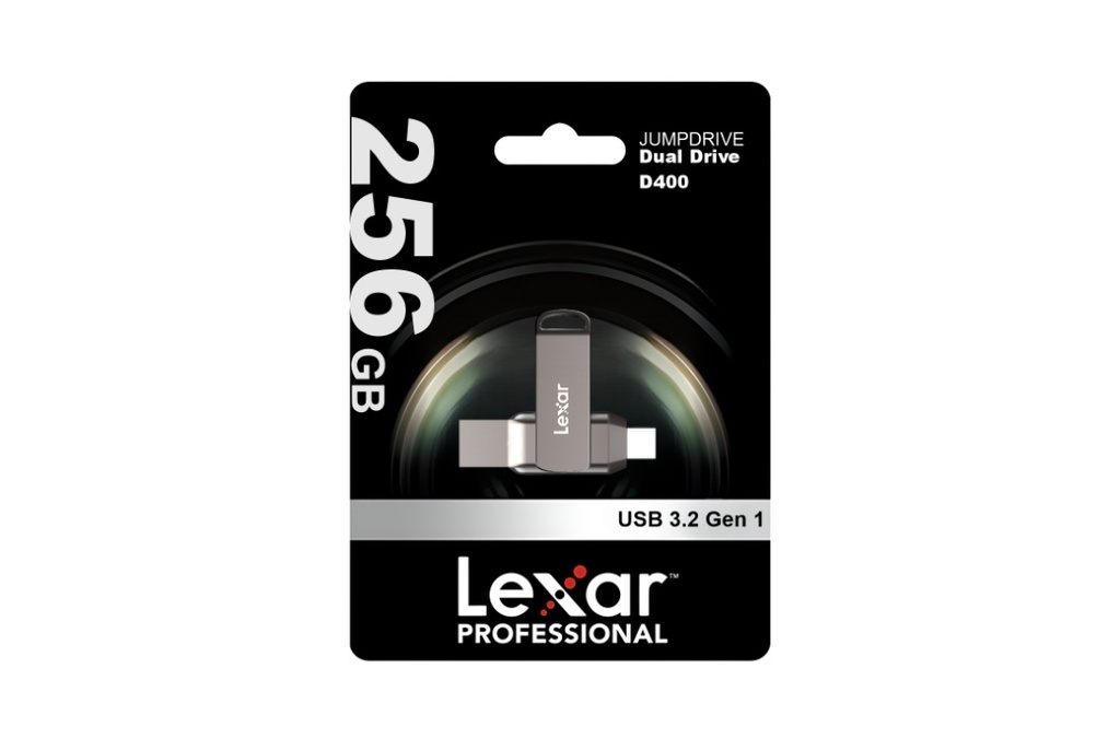 [LJDD400256G-BNQNG] Pendrive Lexar 256GB JumpDrive Dual Drive D400 USB 3.2