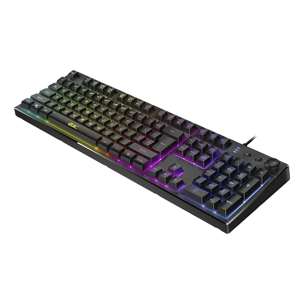 Teclado Gaming Semi-Mecánico USB-A Español Con Iluminación Rgb