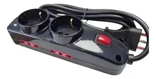Alargador 2x Schuko 4x 3 En Línea 3m