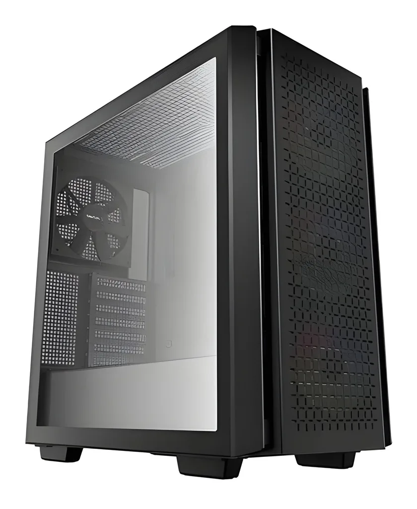 Gabinete Mid-Tower Atx Negro Con Ventiladores Argb