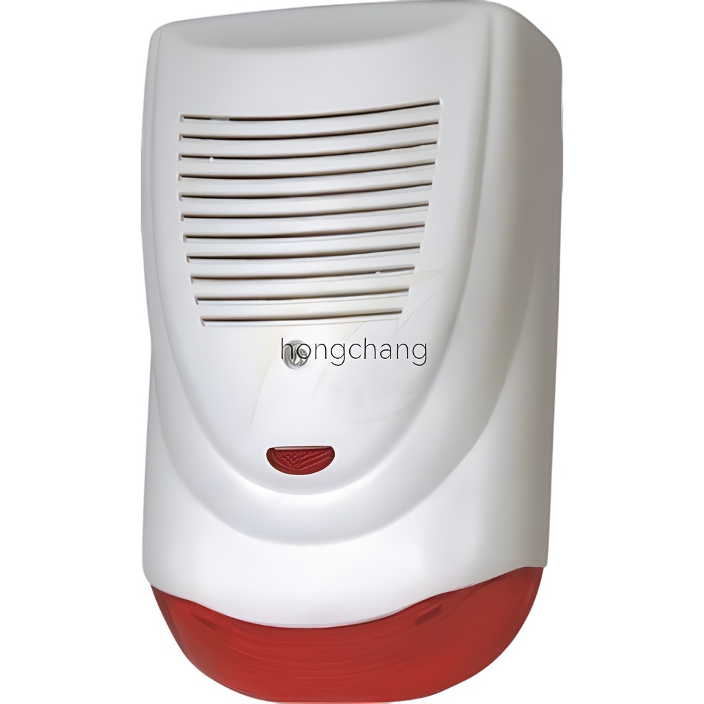 Sirena Intrusión Inalámbrico Exterior 120dB Roja