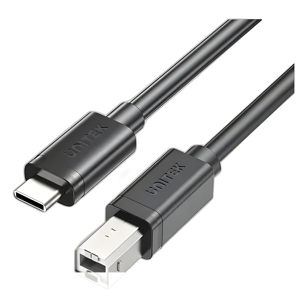 Cable USB-C A USB-B USB 2.0 1m