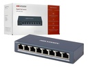 Switch No Administrable 8 Puertos Gigabit 4 Uplinks PoE+ 60W