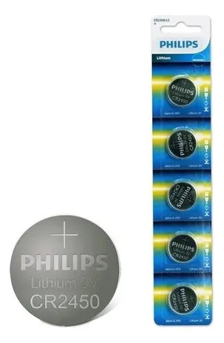 Pila De Litio Philips Cr2450 X 5