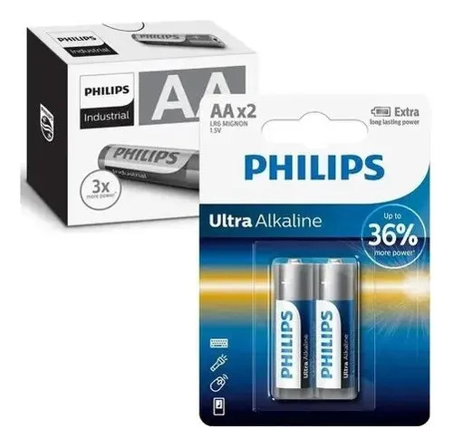 Pack De 24 Pilas Alcalinas Aa Philips