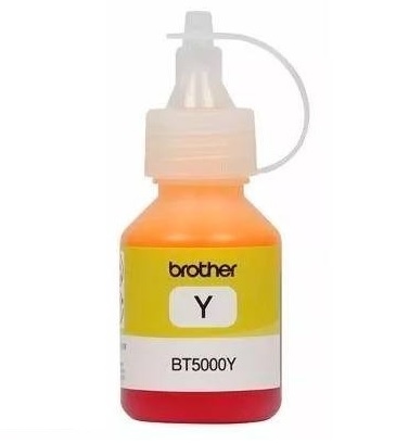 Botella tinta Brother BT5001Y amarilla