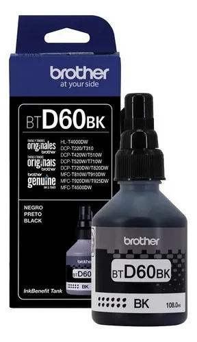 Botella De Tinta Brother Negro 108 Ml