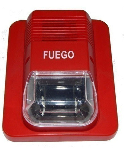 SIRENA INCENDIO 12V C/ESTROBO
