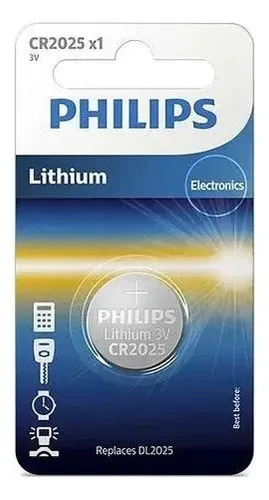 Pila De Repuesto 3V Cr2025 Philips