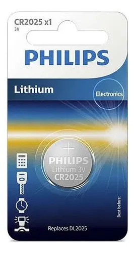 Pila de Litio Philips CR2025 3V