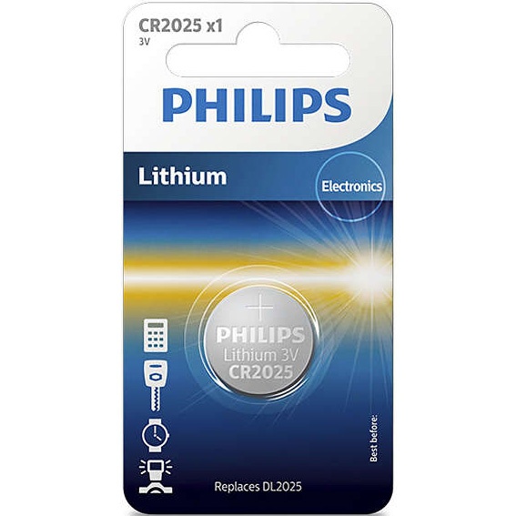 [Coin Battery] Pila de Litio Philips CR2025 3V