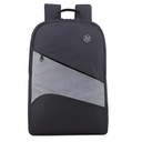 Mochila Para Laptop 15.6" Polyester Negro Con Gris