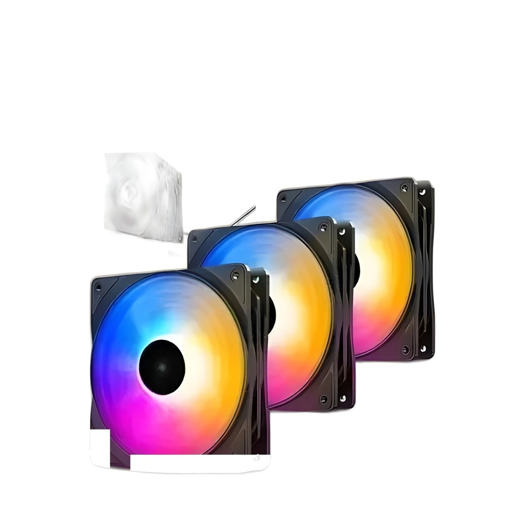 Ventilador De Gabinete Tamaño (120mm) Iluminación (rgb) Pack (uds)