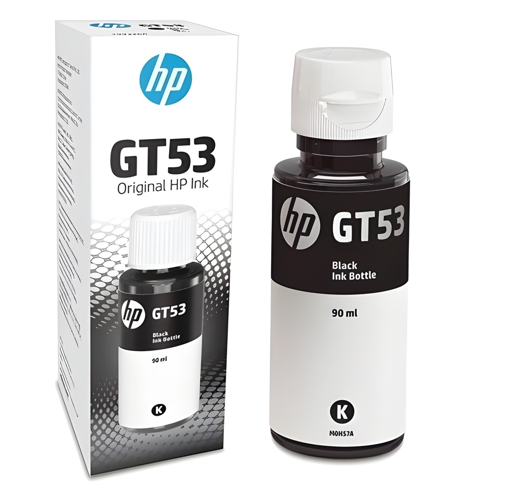 Botella De Tinta Hp Gt53 Negro 90ml