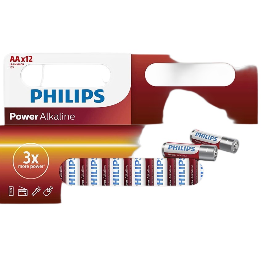 Baterías Alcalinas Aa 1.5v 12 Unidades