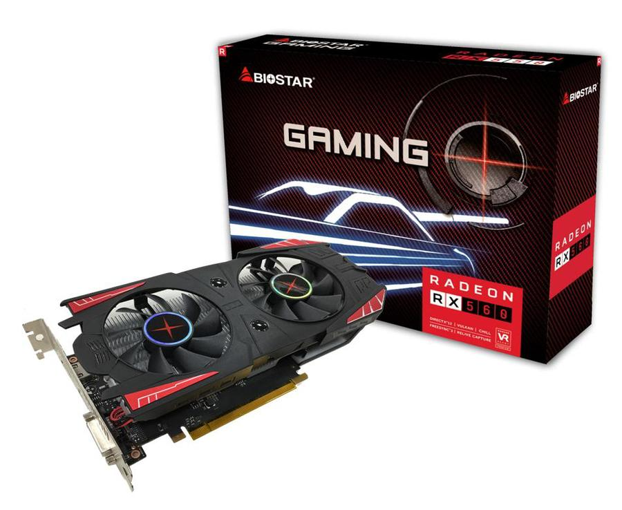 Tarjeta Video Biostar RX560 4GB