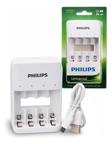 Cargador USB Philips SCB3400NB/97 Energizer
