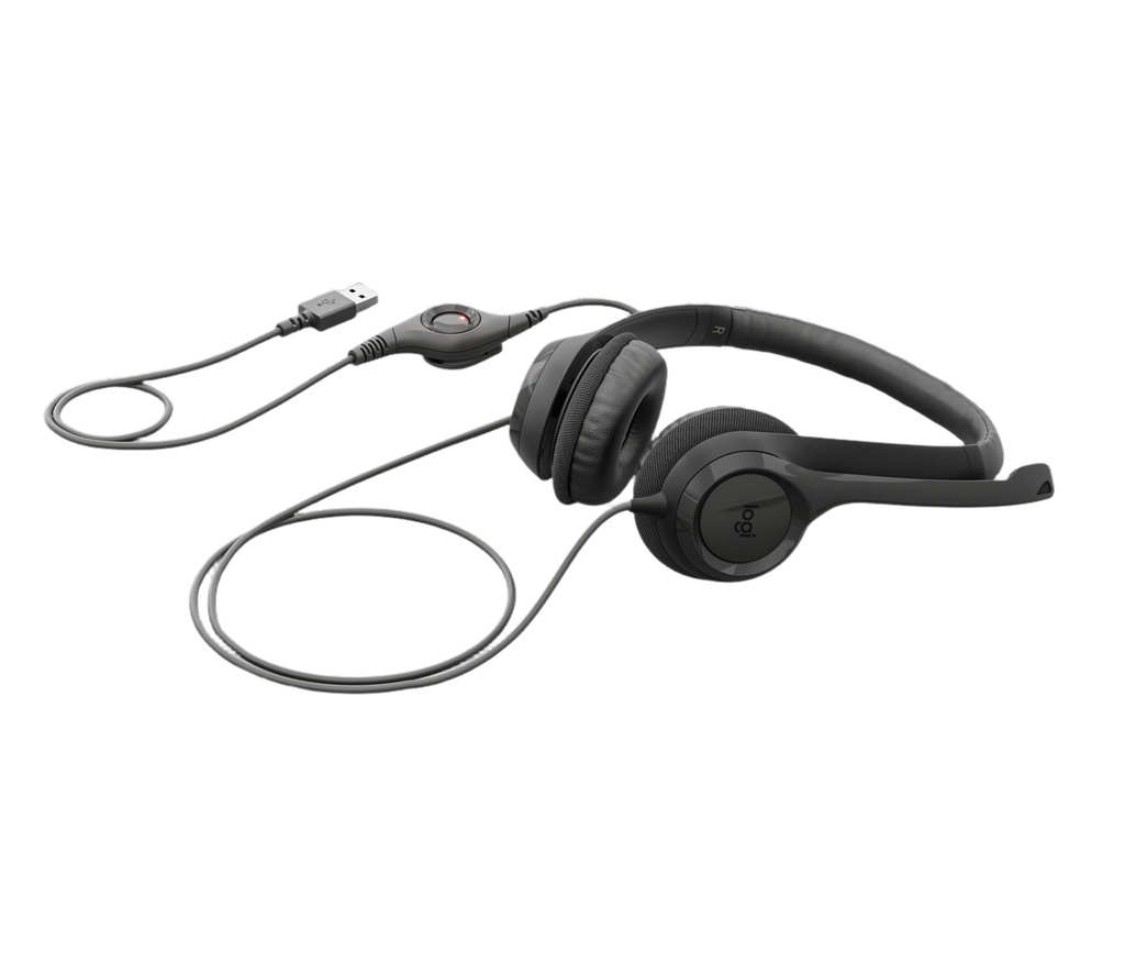 Auricular Over-Ear Con Conexión USB-A Con Micrófono