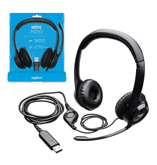 [H390] Audifono Logitech USB H390 c/micrófono