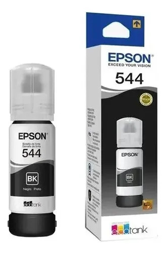 Botella De Tinta Epson T544 Negro 65ml