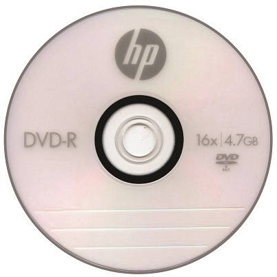 DVD-R 16X HP 120min 4.7GB