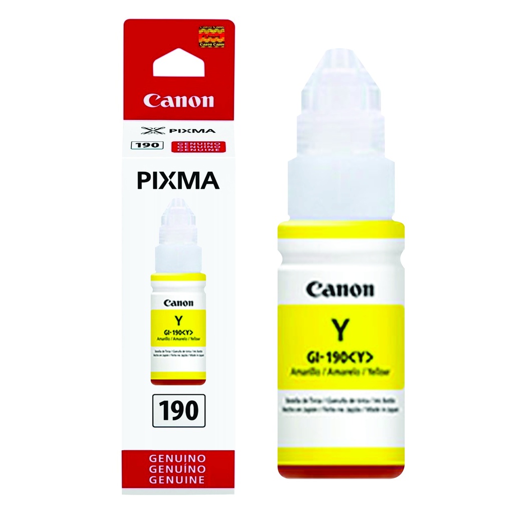 [GL-190Y] Botella Tinta Canon Gl-190 Amarilla