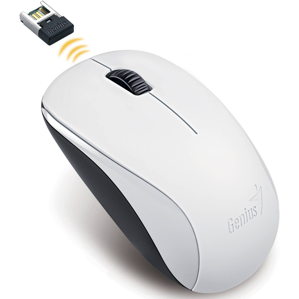 [31030027401] Mouse Genius NX-7000 inalámbrico blanco