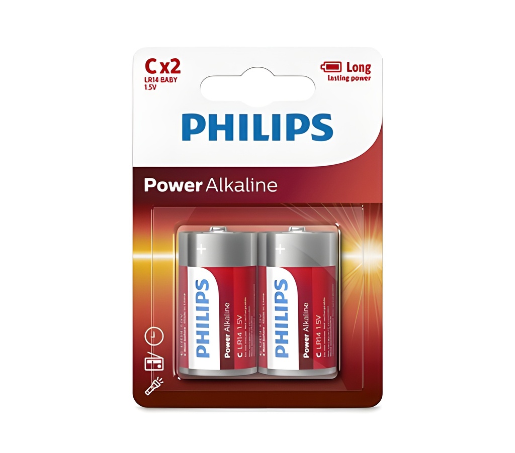 Pilas Alcalinas Tamaño C 1.5V