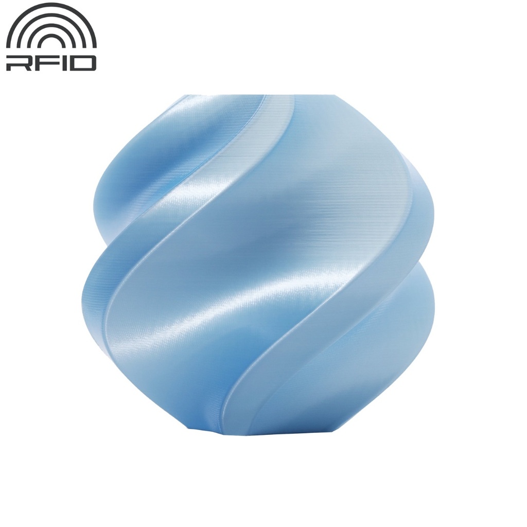 [PLA Silk+] Filamento Bambu Lab PLA Silk+ celeste